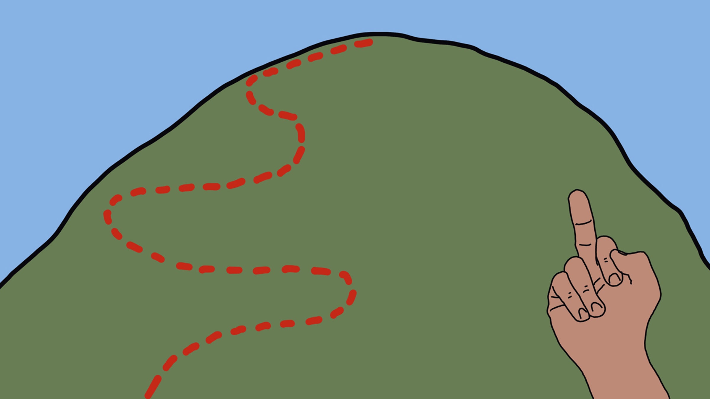 An ode to the terrible hill I'll always run up.