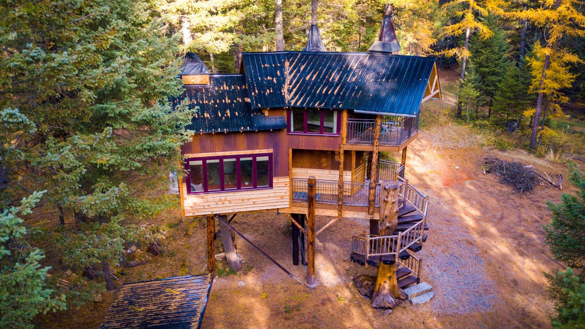 The Treehouse Mansion of Your Dreams Is in Montana