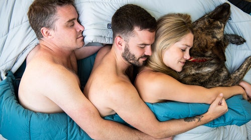 You really can fit three people and a big dog in this system, if you’re into that kind of thing.