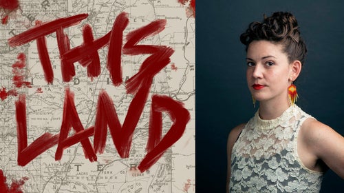 Right: 'This Land' host Rebecca Nagle