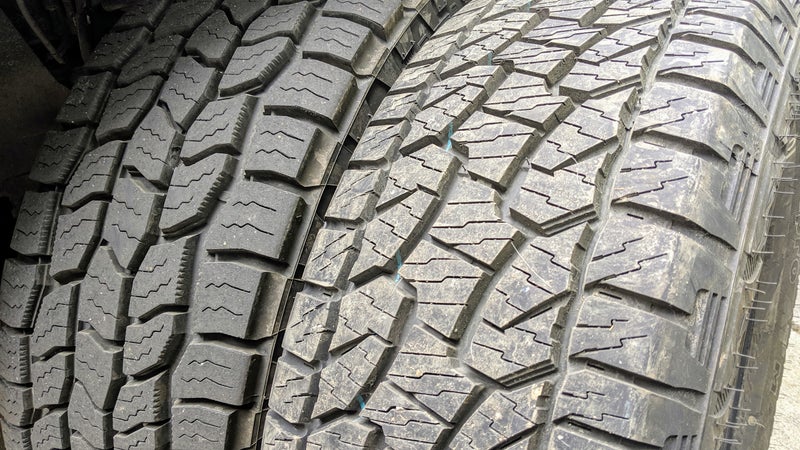 The Ranger FX4鈥檚 stock Hankook Dynapro ATMs (right) are very light-duty all-terrain tires primarily designed to maximize fuel economy, while providing a very small amount of grip and puncture resistance off-road. If you plan to venture onto dirt more than occasionally, then upgrading to a heavier-duty all-terrain tire is essential. The Cooper Discoverer AT3 LTs (left) still deliver a quiet, smooth ride on-road, but you can see how much deeper the tread voids are for improved off-road traction. What you can鈥檛 see is how much beefier the AT3鈥檚 construction is, helping it more strongly resist punctures. I think these Coopers perfectly complement a stock Ranger鈥檚 all-around capabilities. The 265/70-17s are the largest size you鈥檙e going to be able to run on totally stock equipment. They do not rub at all.
