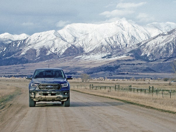 Driving the Ranger here in Montana