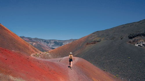 The Haleakala Crater in Haleakala National Park will give you the same natural awe with far smaller crowds than elsewhere in Hawaii.