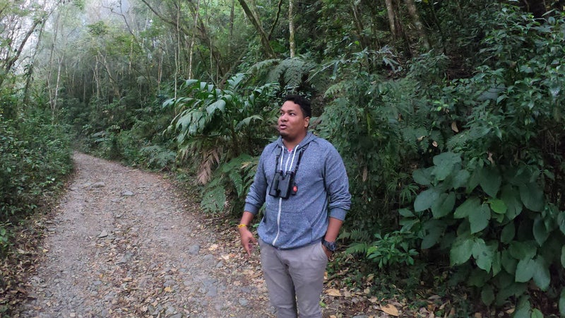 Gabo, Colombia's most well-known birding guide.