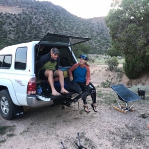 The author and his wife in New Mexico