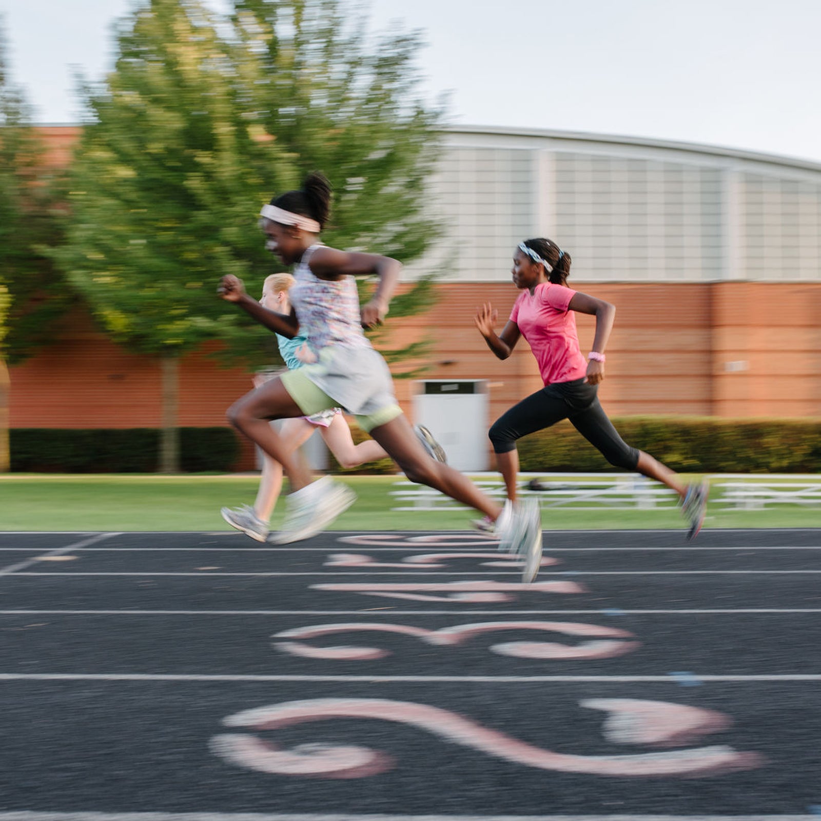 Lining running 5. Race Day.