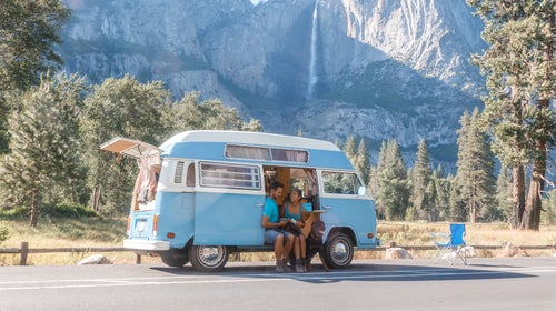 van in park best gas-station snacks