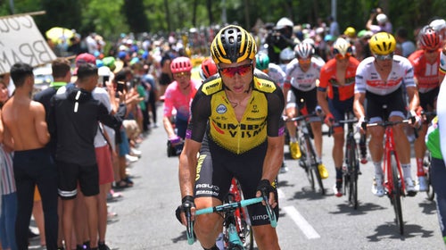 Tony Martin (pictured) and Luke Rowe have been disqualified from the Tour de France.