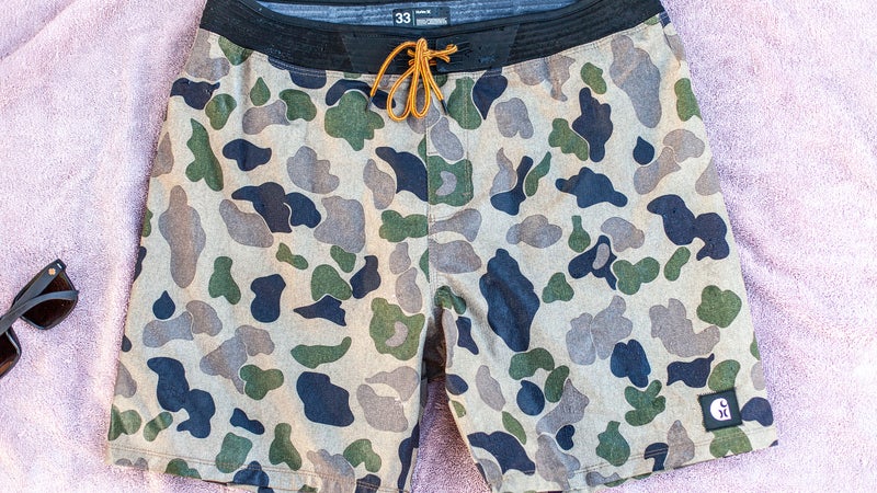 Breezy Excursion  BEST FOREST GREEN PAISLEY BUCCI Swim Trunks