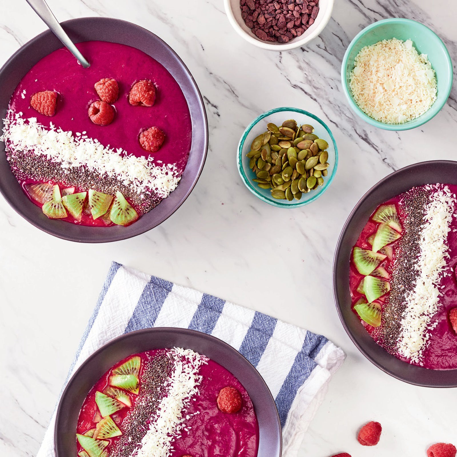 Tart Cherry Smoothie Bowl - Tart Cherry Coconut Recovery Smoothie Bowl