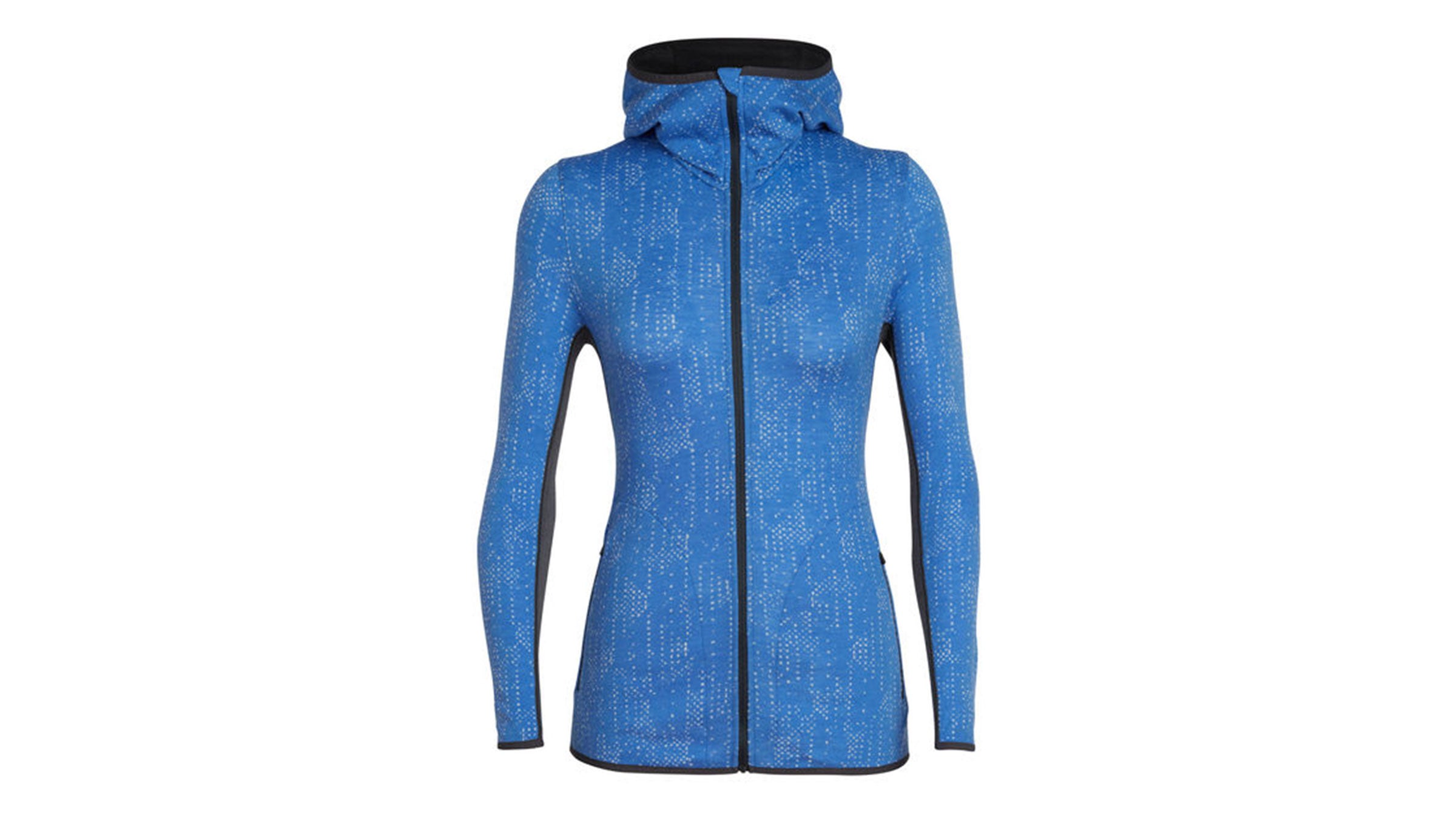 Icebreaker women's away long sleeve zip hood showers online