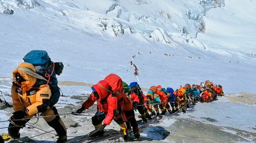The 2019 season saw record crowds and traffic jams on the world’s highest peak, along with 11 deaths.