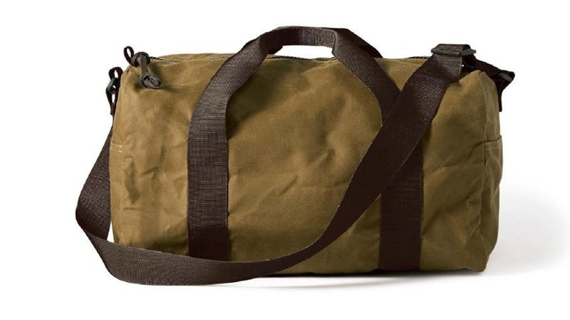 Filson Tin Cloth Duffle Bag - Dark Tan - Medium