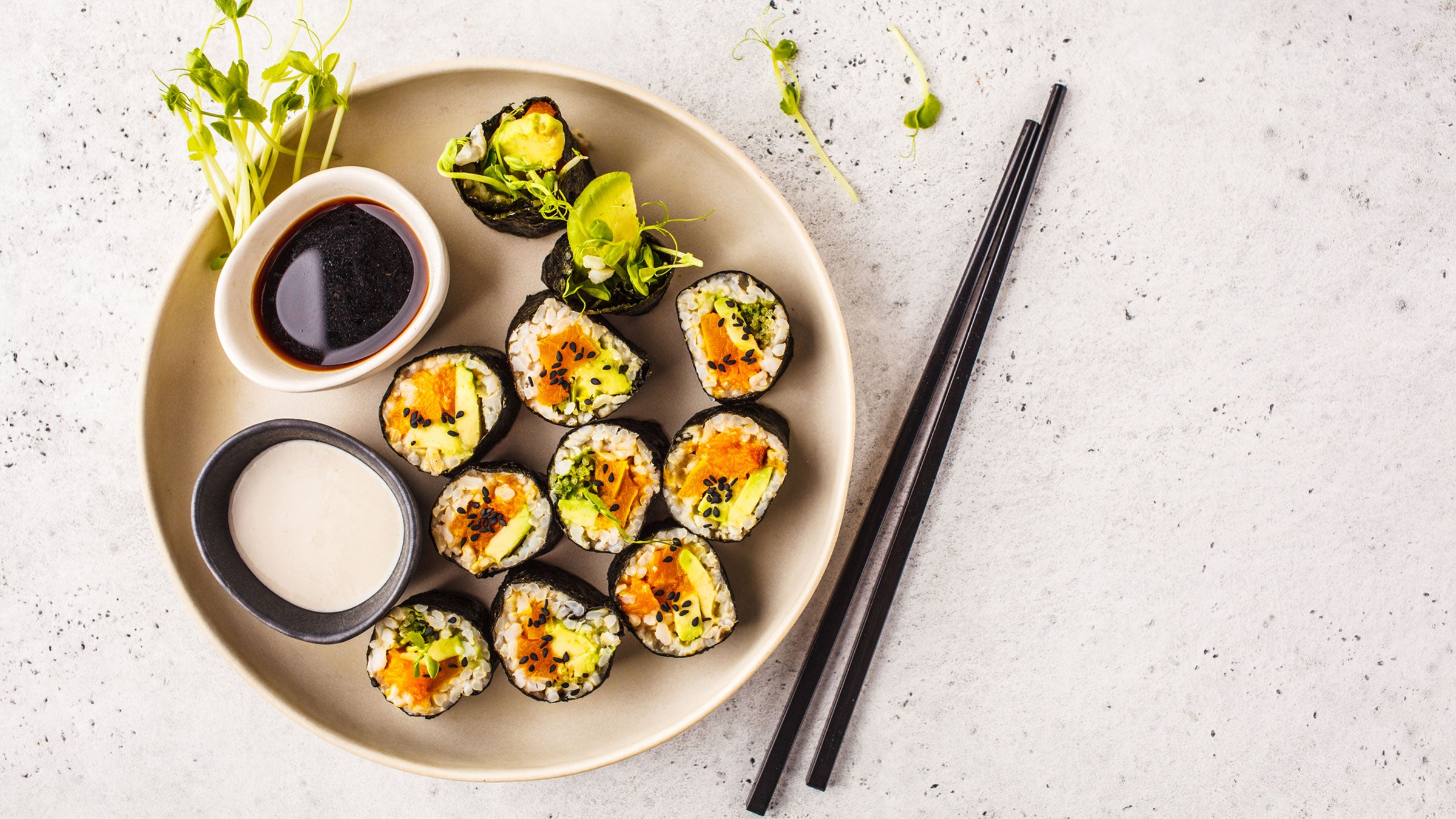 Vegan sushi is the answer to your sushi cravings and climate guilt.