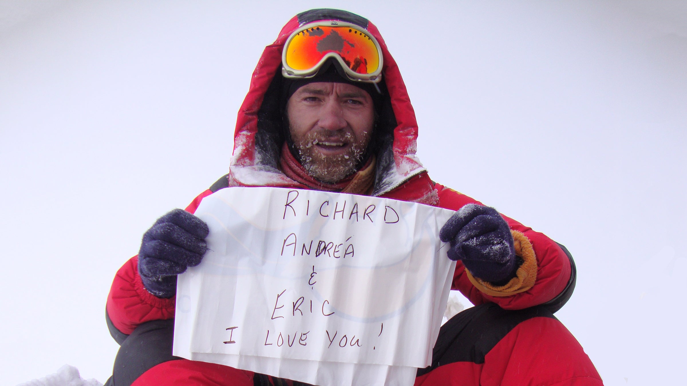 St. Germain on the summit of Mount Everest