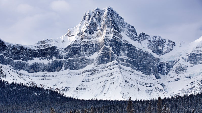 The east face of Howse Peak