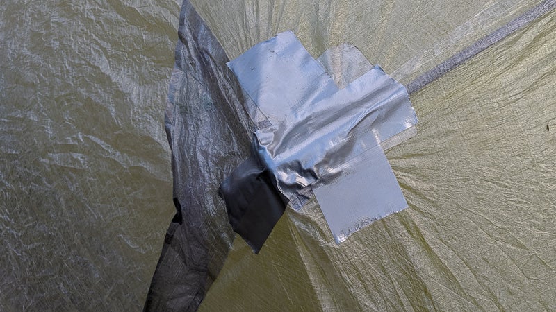 I repaired the tear with the included patch kit plus some duct tape (not recommended by Big Agnes). It’s functional, but I don’t trust it. With additional use, I’m certain that other tears will occur.