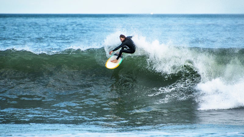 Rhode Island has consistent swell in the fall.