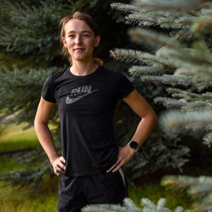 Eastwood (pictured here) is the first transgender woman to compete in a D1 cross country meet.