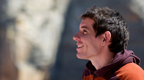 “Even on the worst days, in the worst weather, you can climb outside if you’re motivated enough,” Honnold says.