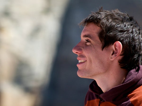 “Even on the worst days, in the worst weather, you can climb outside if you’re motivated enough,” Honnold says.