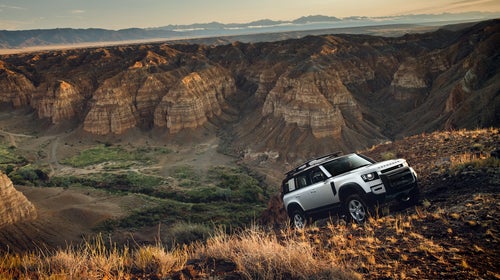 The new Defender, testing in Kazakhstan.