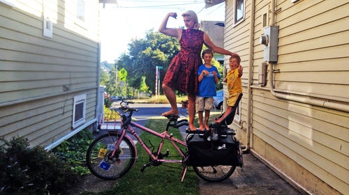Motherload explores an alternative route to parenting—one that trades four wheels for two.