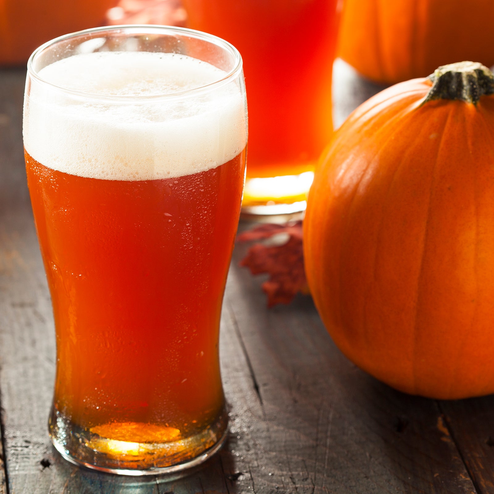 Pumpkin and beer