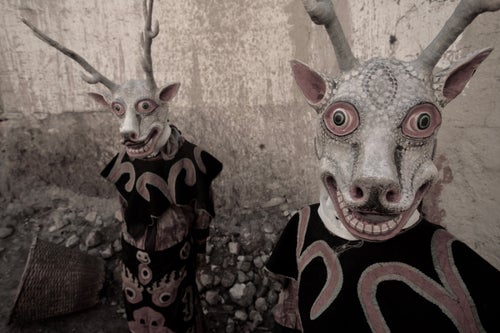 Buddhist Deer Mask, Mustang region, Nepal