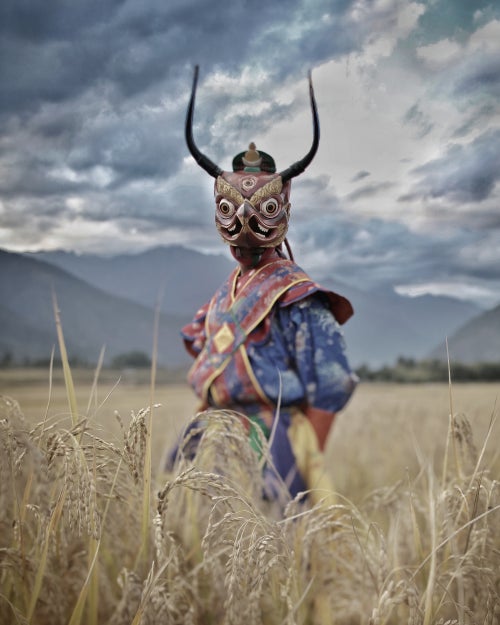 Buddhist Mask, Paro, Bhutan