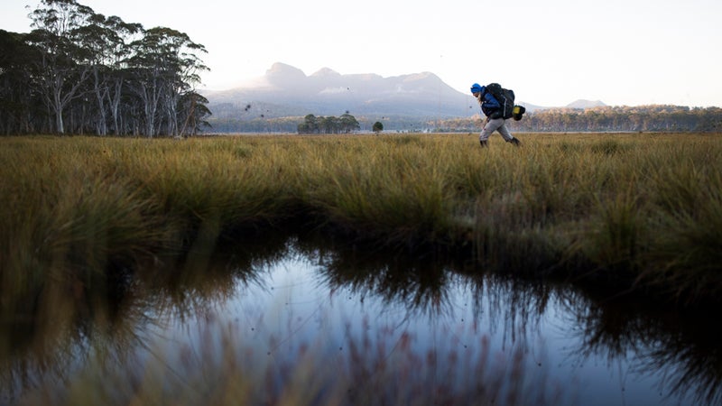 During her three-month Tasmanian expedition