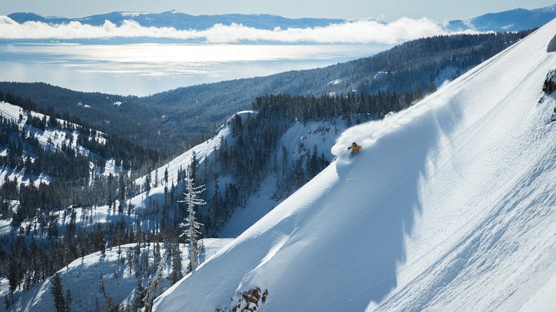 The slopes at Squaw Valley