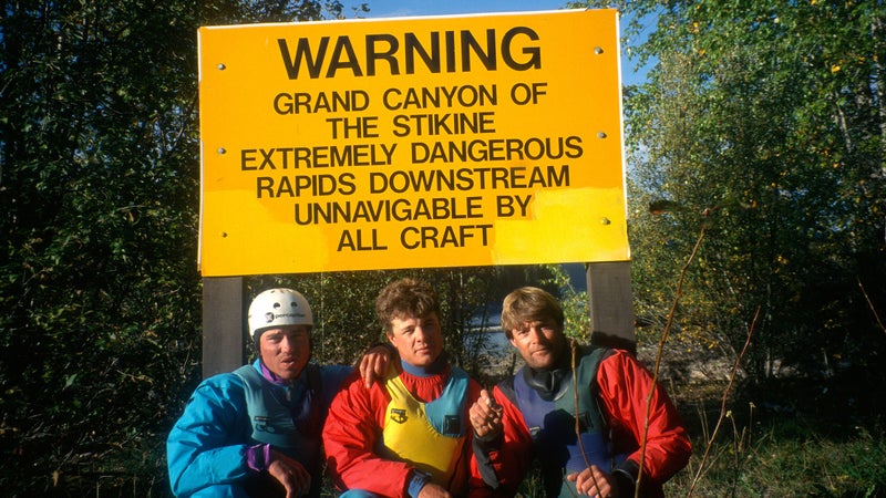 Lindgren with Charlie Munsey (center) and Gerry Moffatt, 1995