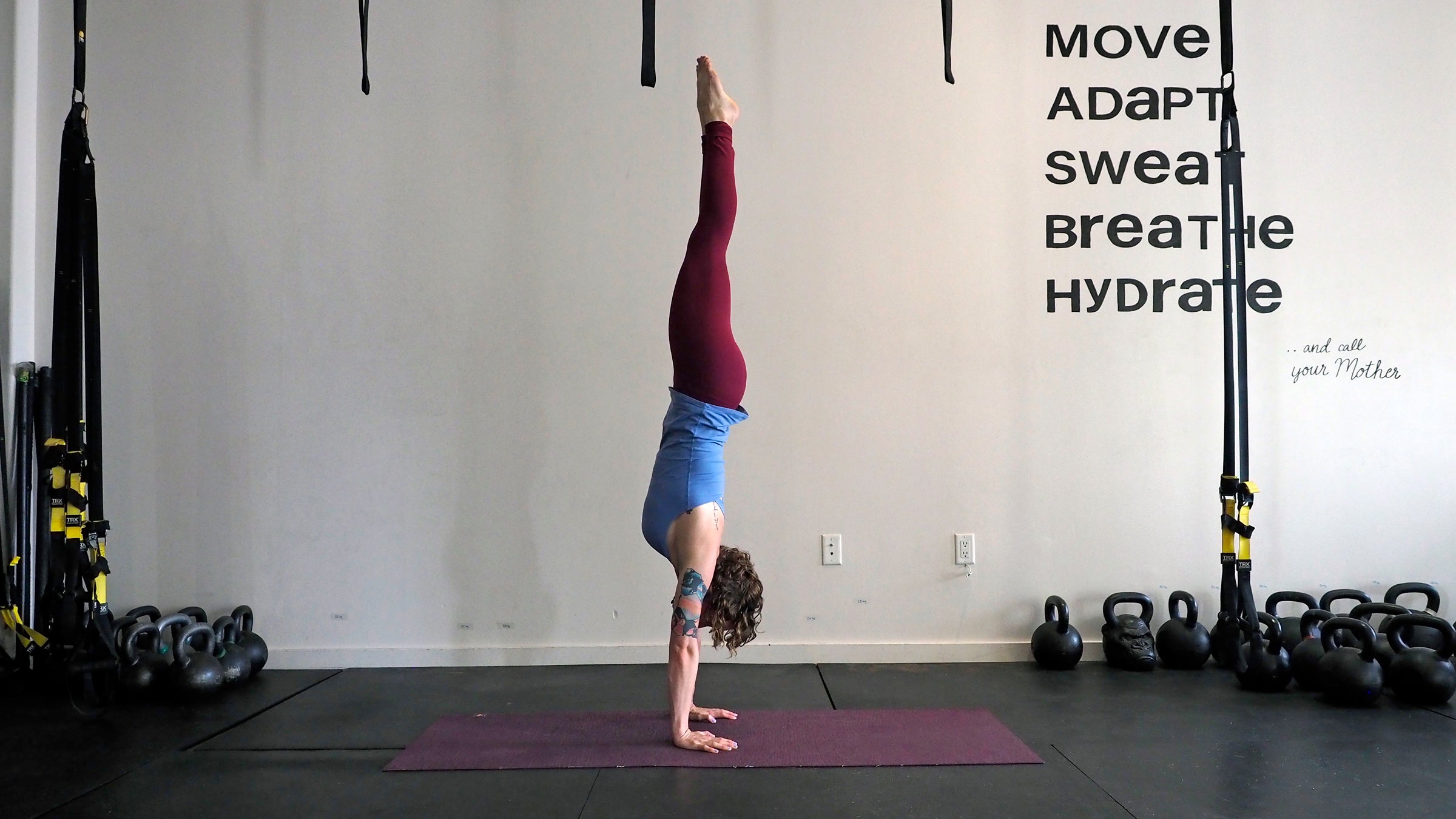 Handstand | Yoga handstand, Yoga sequences, Morning yoga sequences