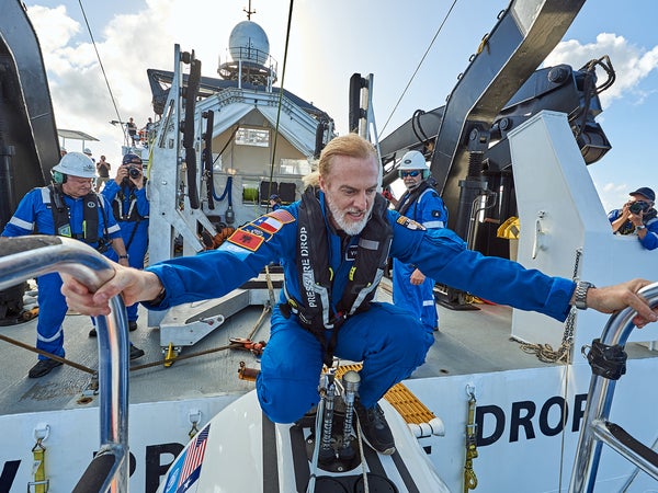 Vescovo on the Pressure Drop in the South Pacific, June 2019