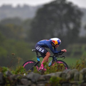 Chloé Dygert, just 22, attacked the elite women’s time trial and won the event by the widest margin in history.