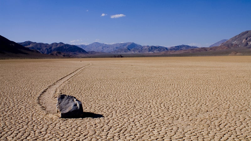 Stranded with a Flat Deep in Death Valley on Racetrack Valley Road