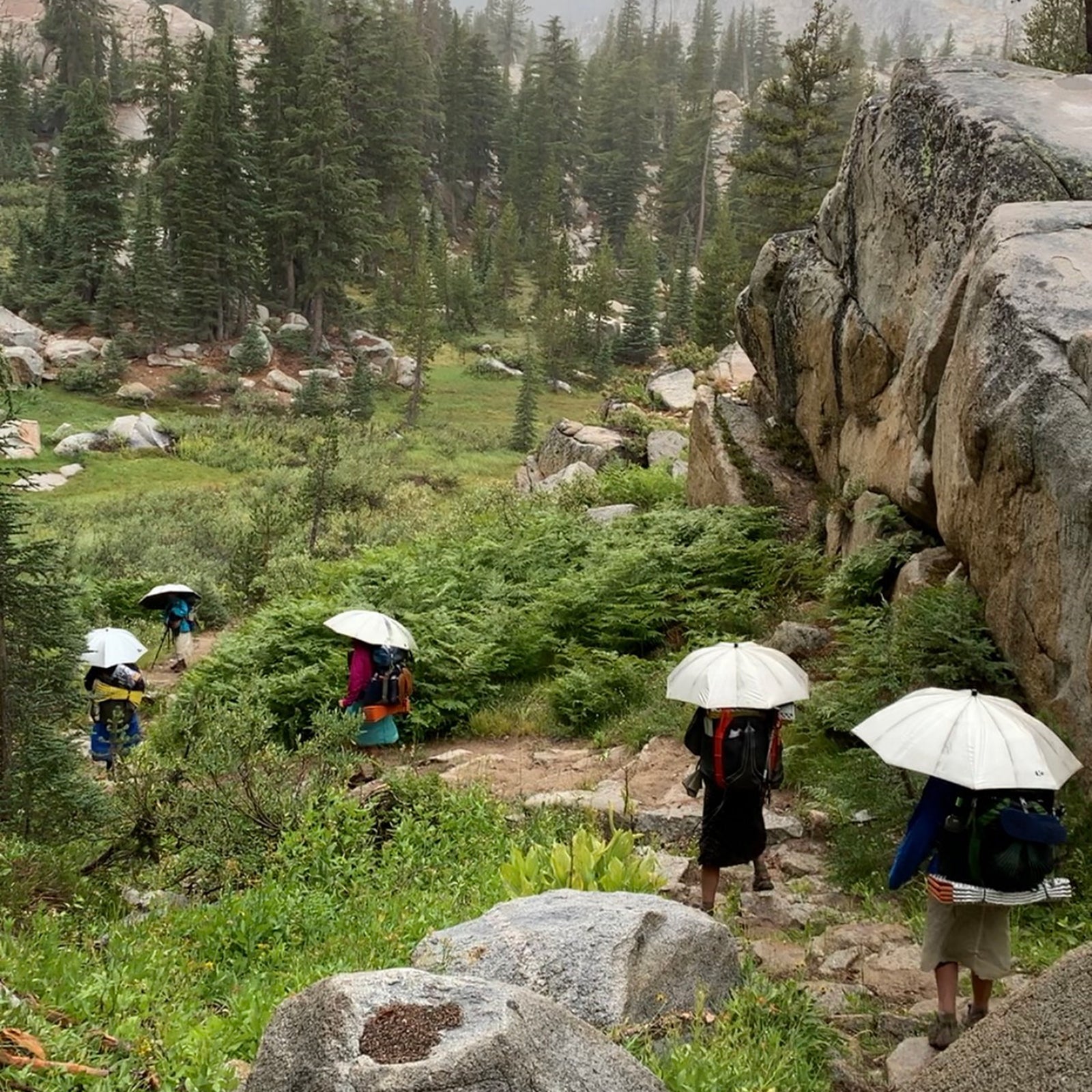 PCT Hiking Family