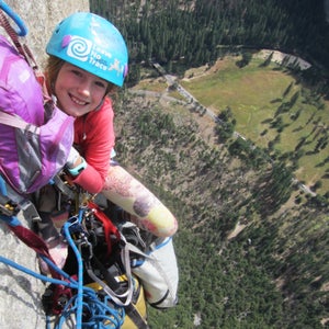 Pearl summited the 7,569-foot-high granite monolith in a hailstorm and plummeting temperatures.