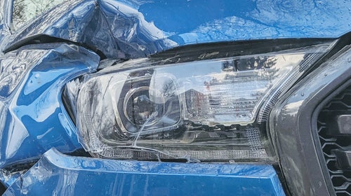 Please don't be totaled. Please don't be totaled. Please don't be totaled.