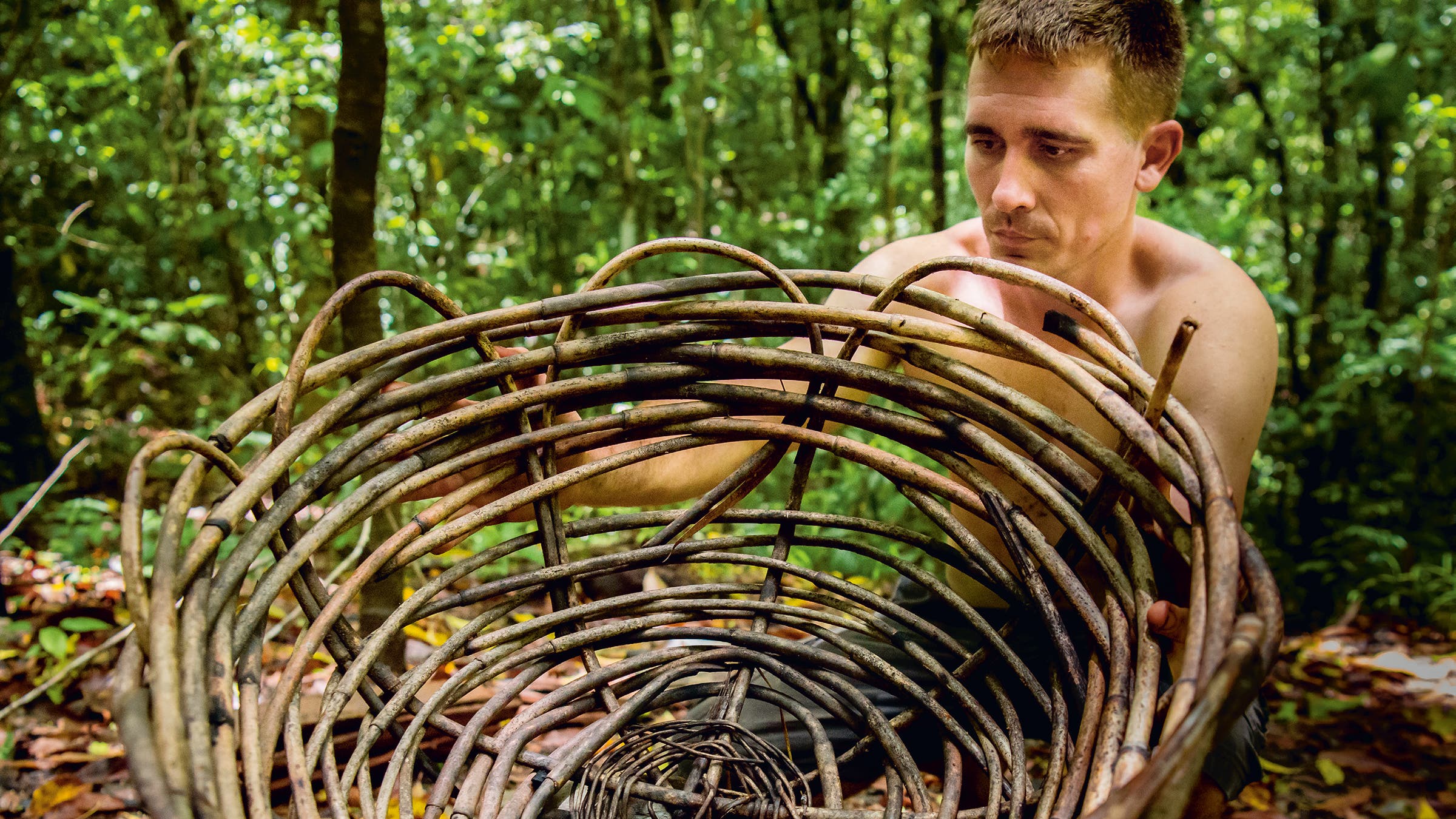 Primitive Technology Cast This YouTuber Amassed Millions of Fans Building Huts by Hand