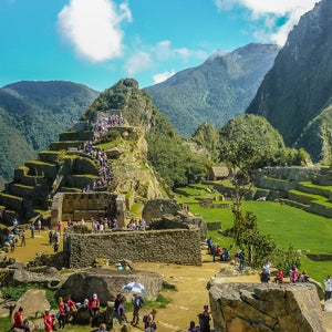 Machu Picchu crowd