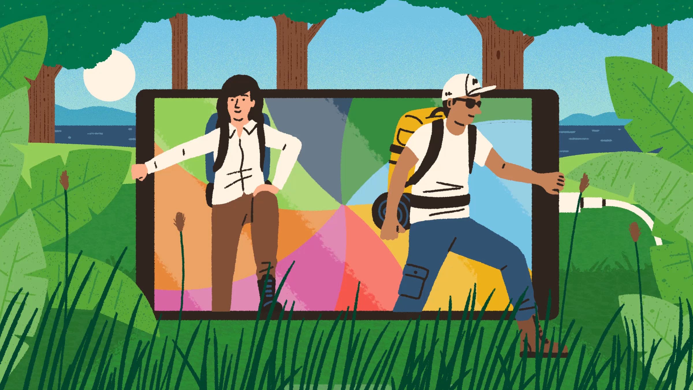 Tech Left Outside Phones Aren't Ruining the Outdoors—But Tech Shaming Might