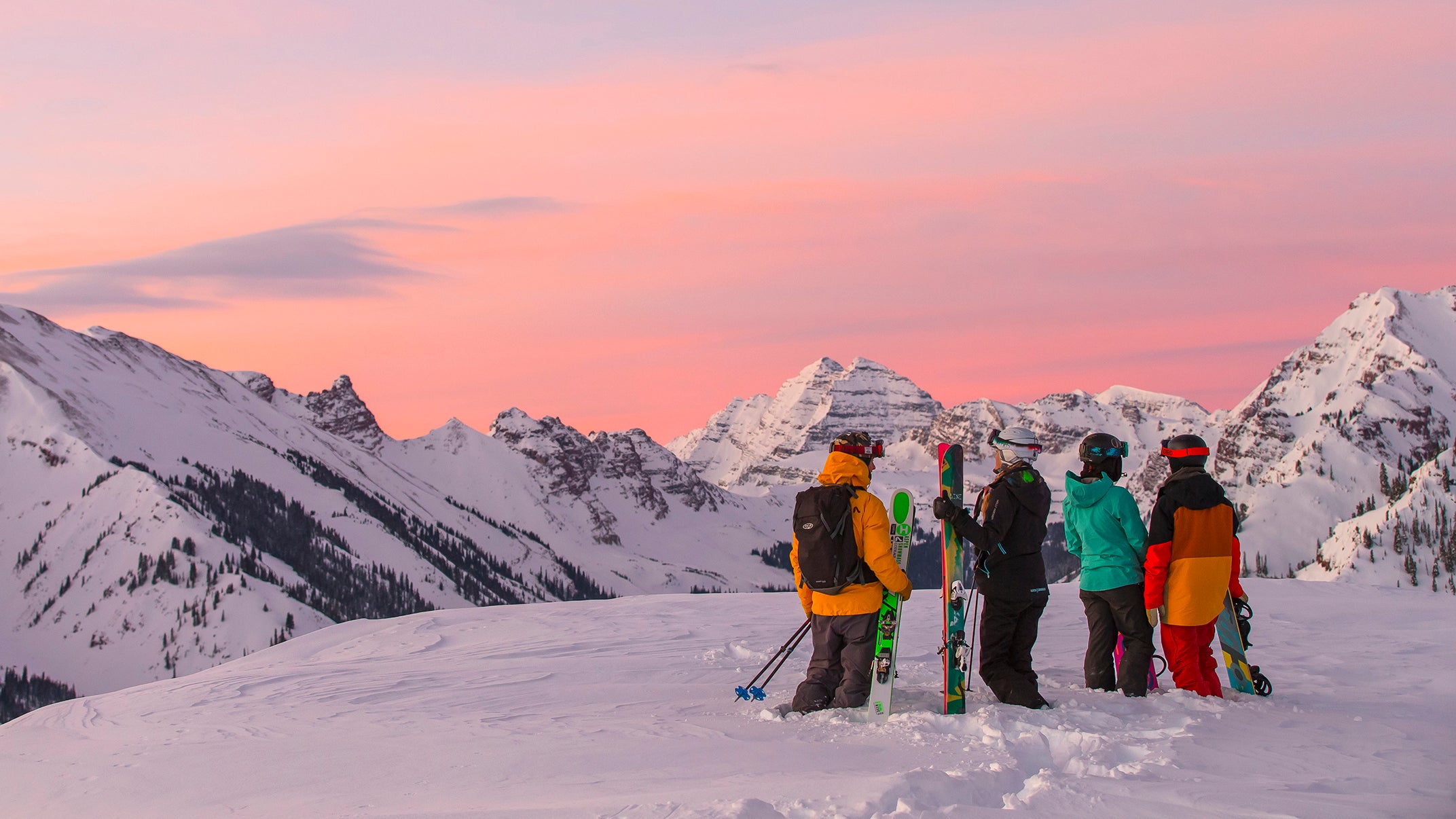 Aspen, Snowmass, Burnt Mountain, Maroon Bells, Elk Camp