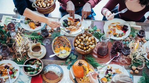 If you bring a homemade healthy dish to every party, you ensure that you have something hearty to eat while skipping the most processed, high-calorie options.