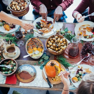If you bring a homemade healthy dish to every party, you ensure that you have something hearty to eat while skipping the most processed, high-calorie options.