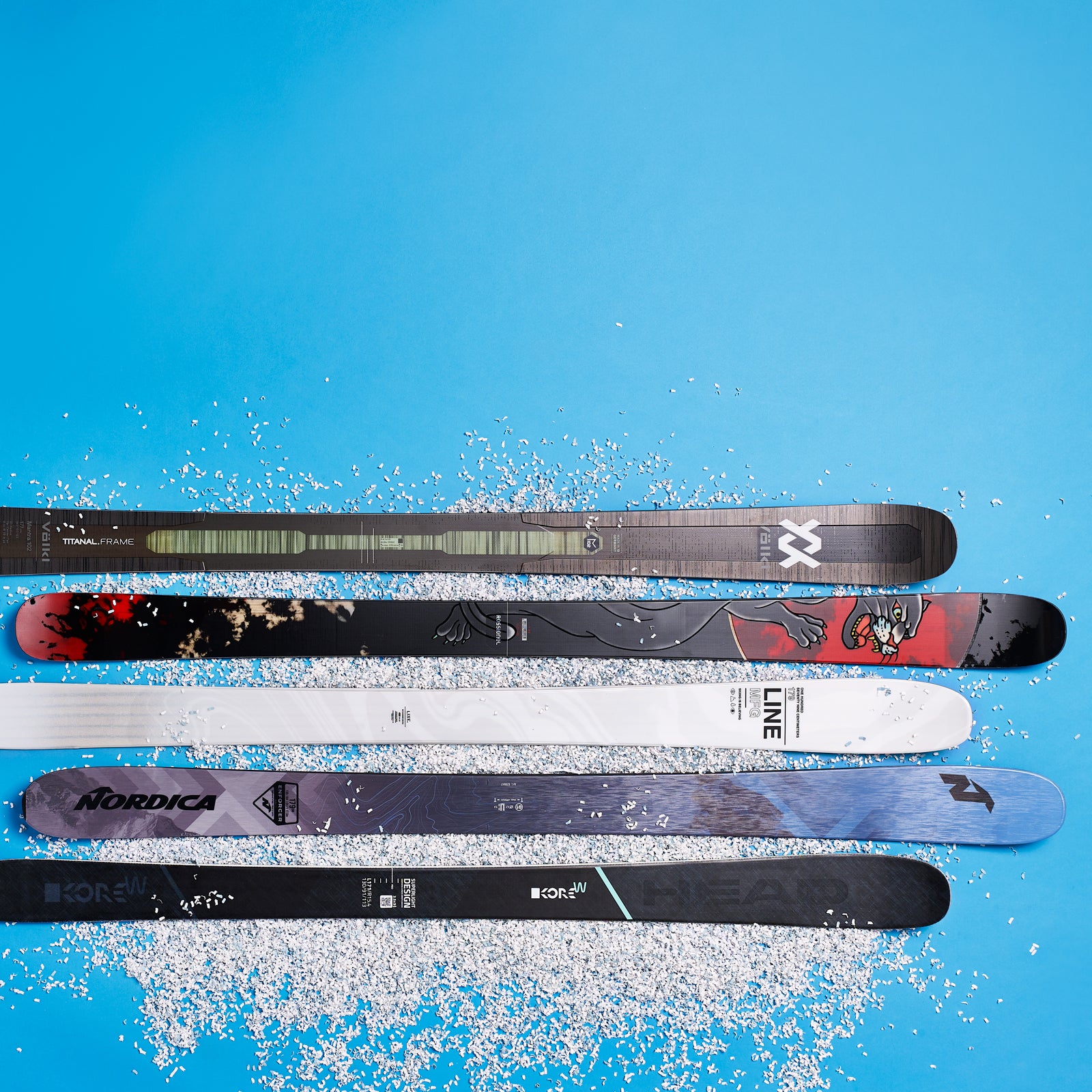 We tested this year's new skis and we found them to be light, edgy, and versatile.