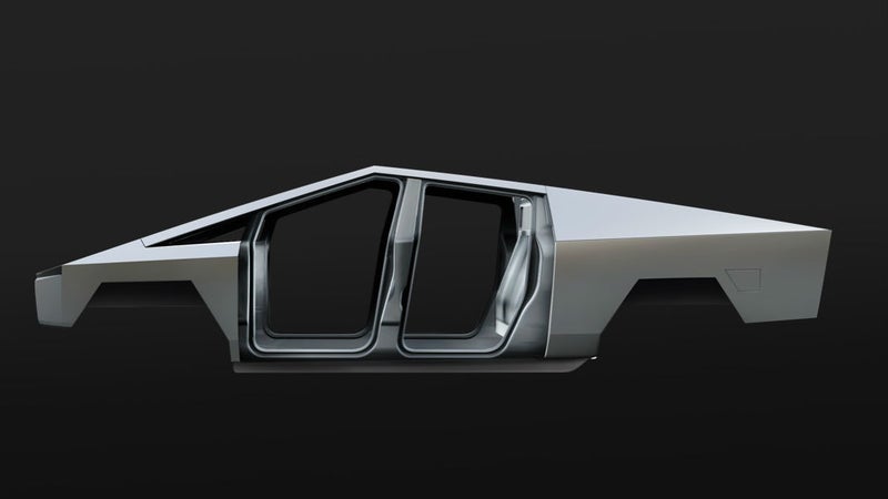The stainless steel monocoque frame/body is very Delorean, but also very functional.