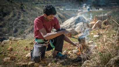 Rock Climbing in Palestinian West Bank