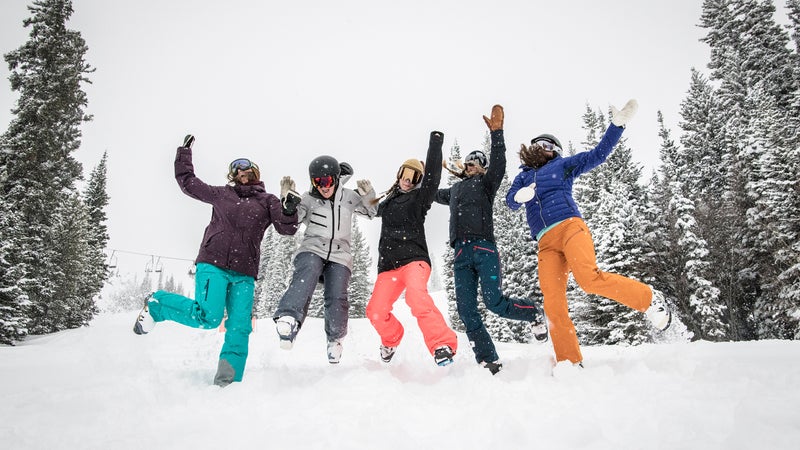 Ski pants and bibs